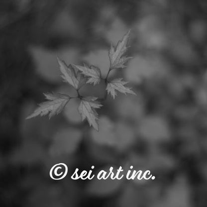 Black and white botanical plant art print – seiartinc
