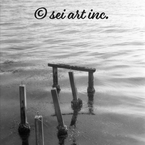Decayed Pier (B&W) Art – seiartinc