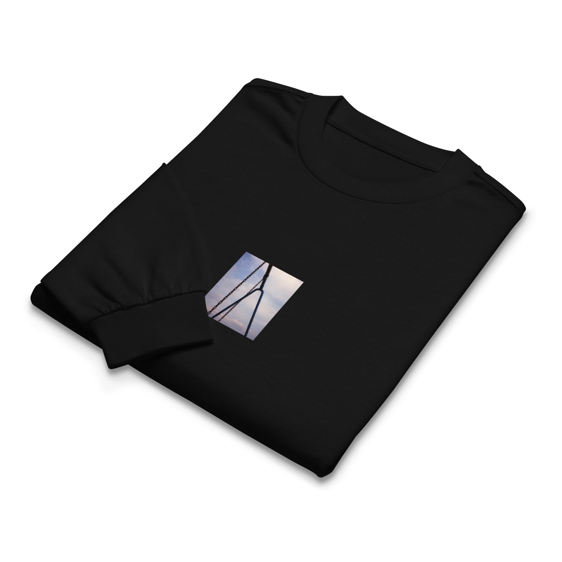 Swing Premium Heavyweight Long Sleeve Shirt, black