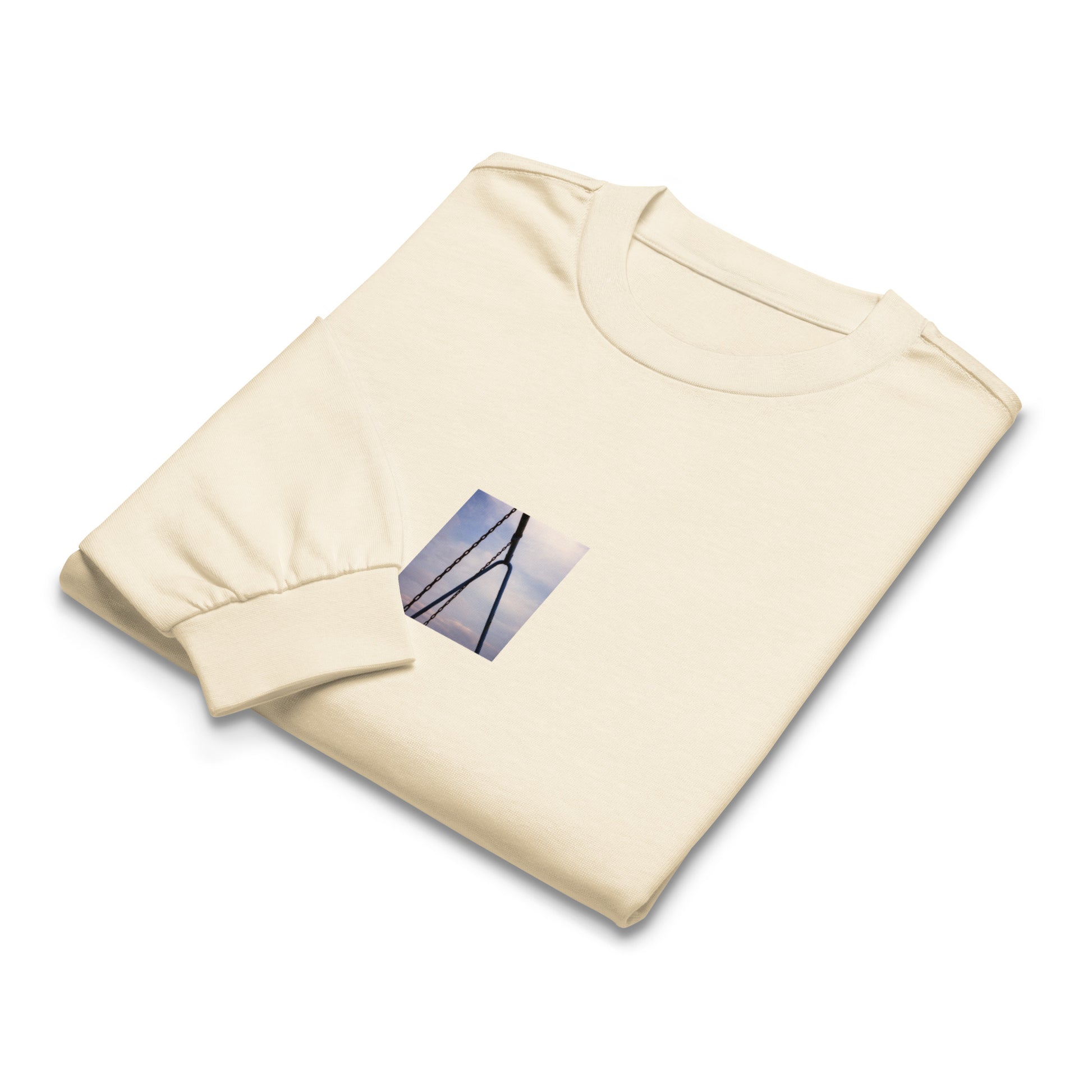 Swing Premium Heavyweight Long Sleeve Shirt, ecru