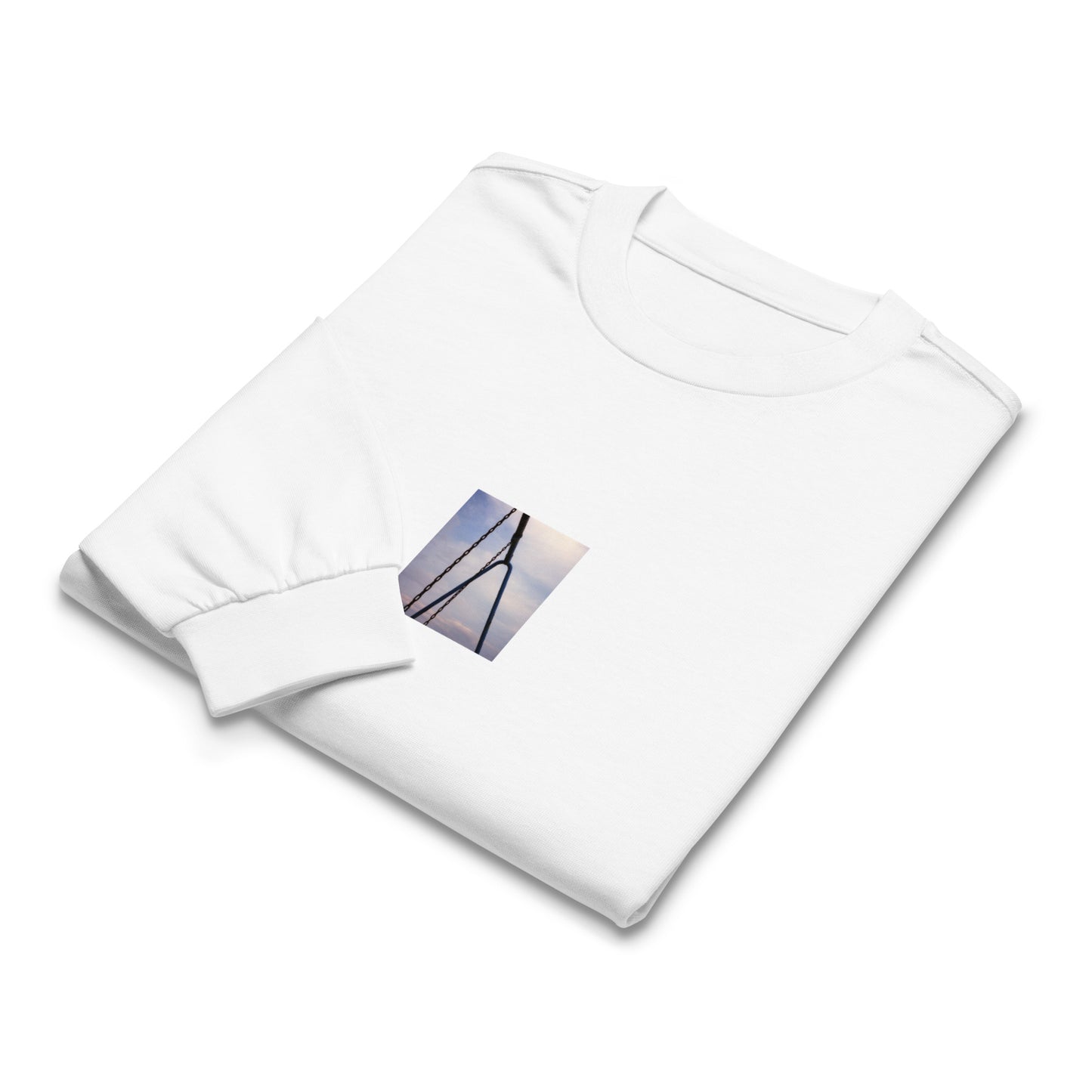 Swing Premium Heavyweight Long Sleeve Shirt, white