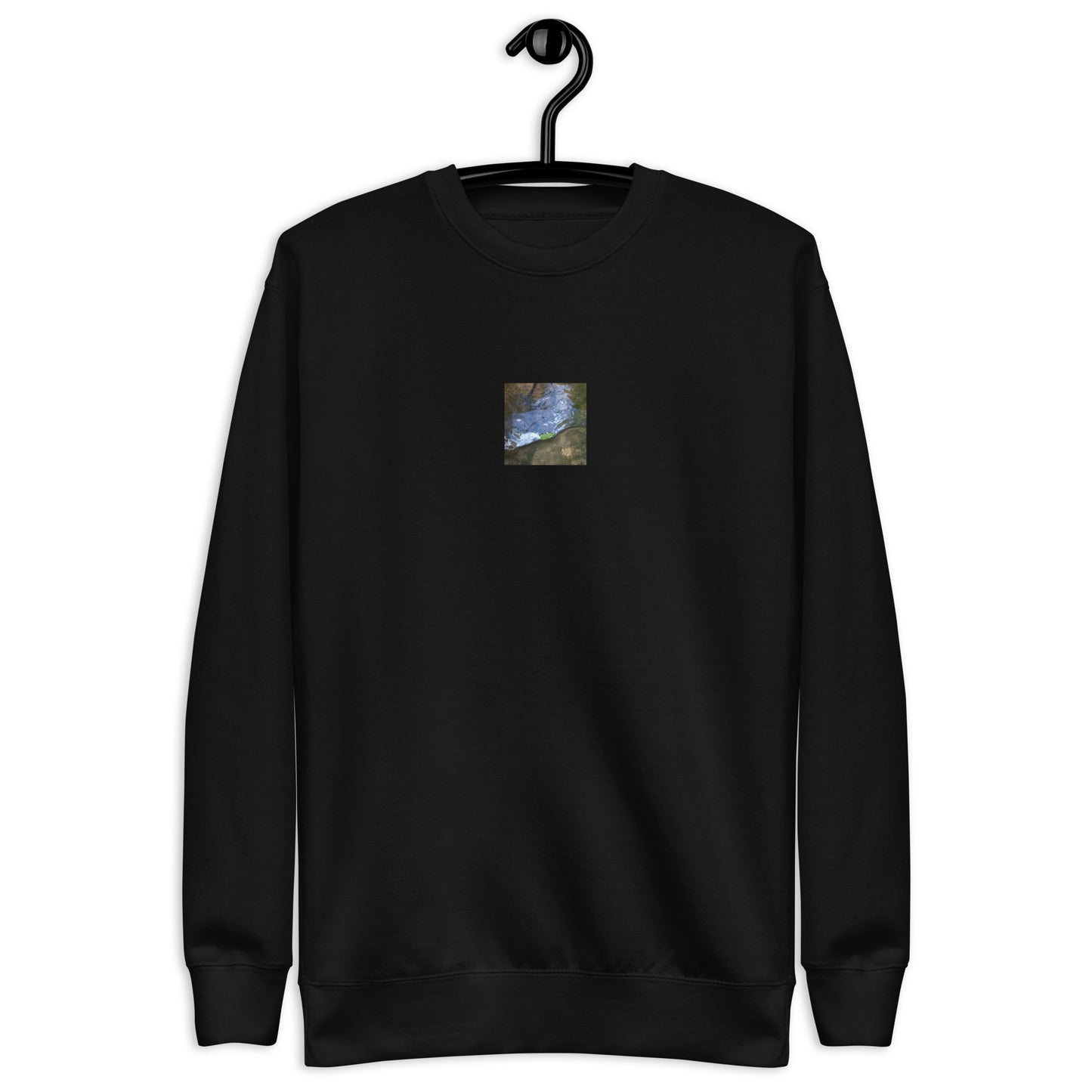Drifted Leaf - Unisex Premium Sweatshirt Black