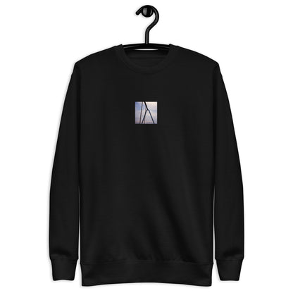 【Black】
Minimalist mode street style oversized black T-shirt with a playground swing photo print on the front / モードストリート系オーバーサイズTシャツ（ブラック）、フロントに公園のブランコの写真プリント