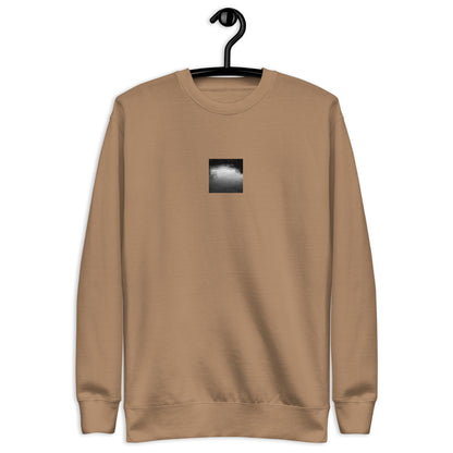Ripples (B&W) - Unisex Premium Sweatshirt Latte