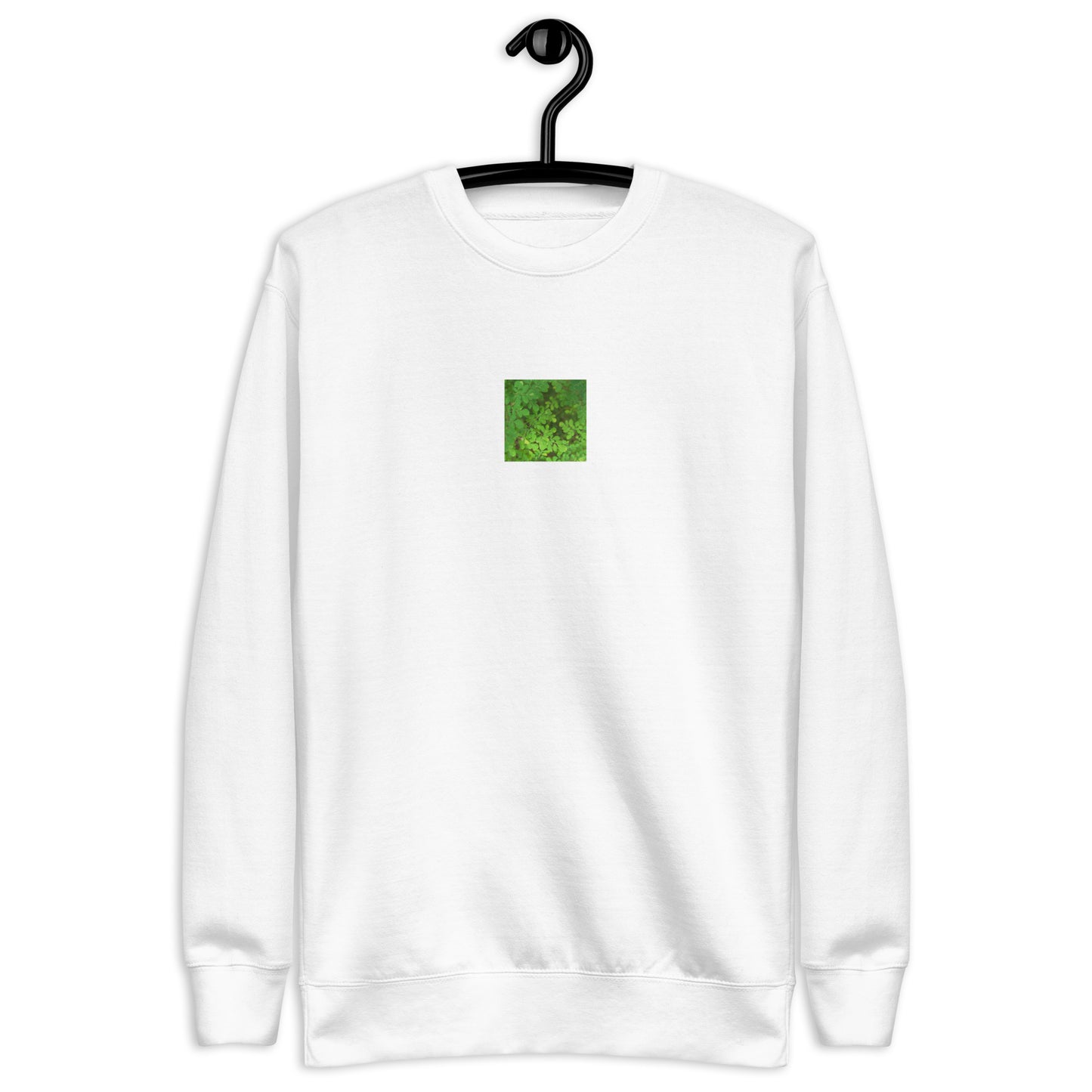 Matsukazesou Botanical Art – Unisex Premium Sweatshirt, White, Front View
