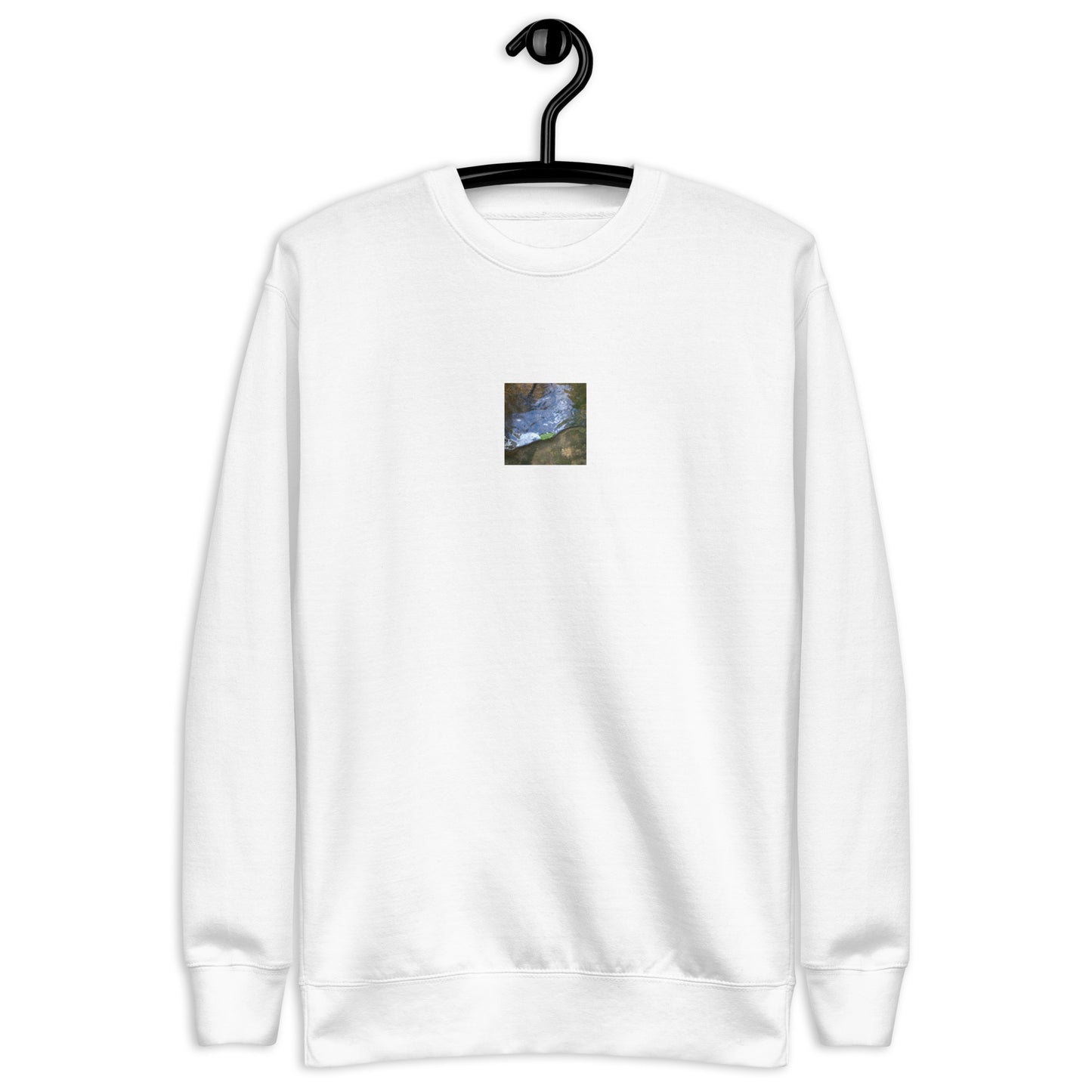 Drifted Leaf - Unisex Premium Sweatshirt White