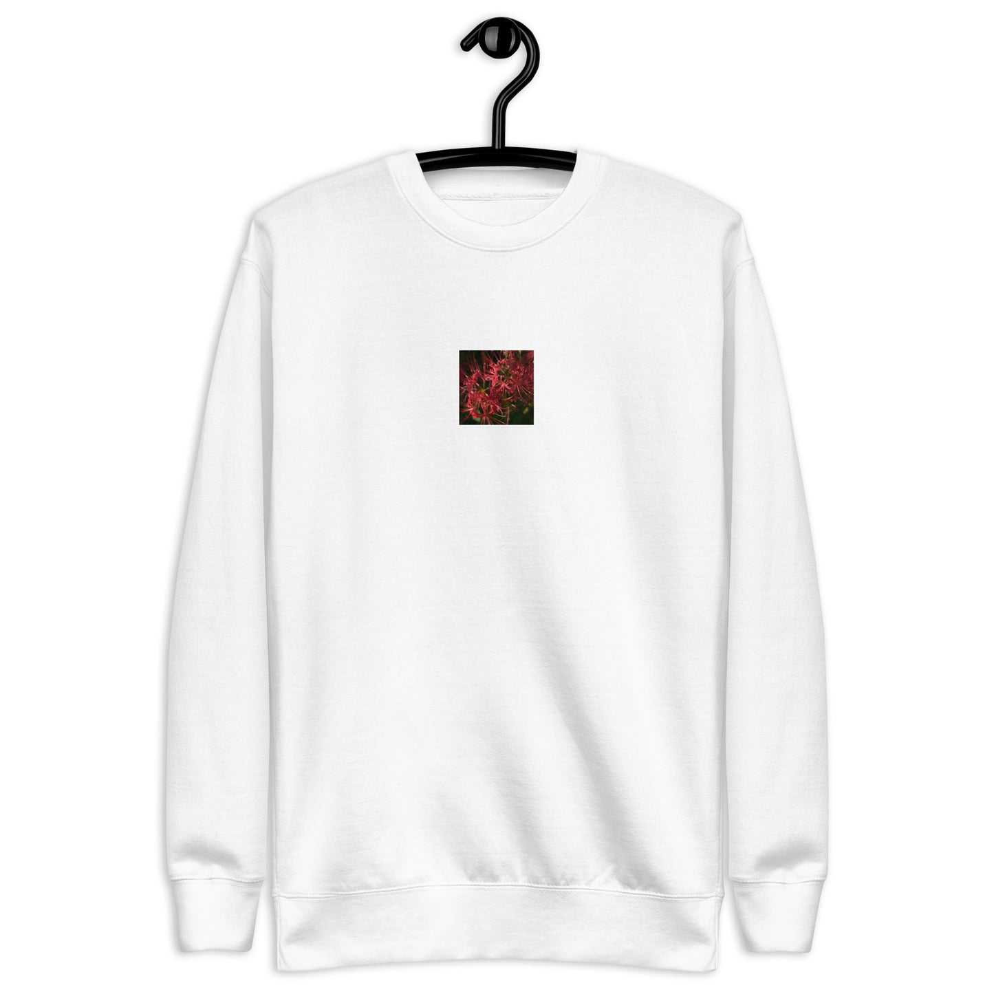 Red Spider Lily Unisex Premium Sweatshirt, white