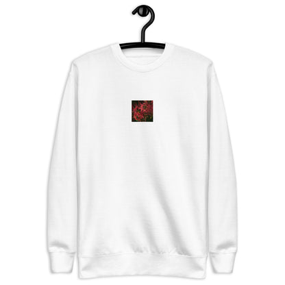 Red Spider Lily Unisex Premium Sweatshirt, white