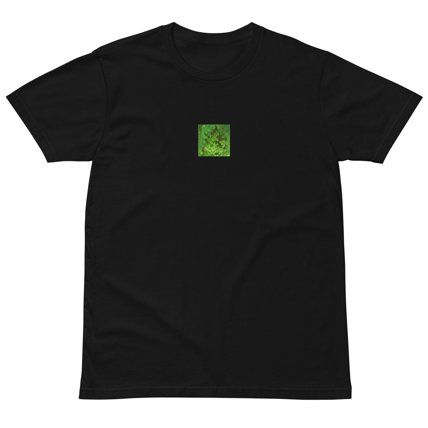 Matsukazesou Botanical Art – Unisex Premium T-Shirt, Black, Front View