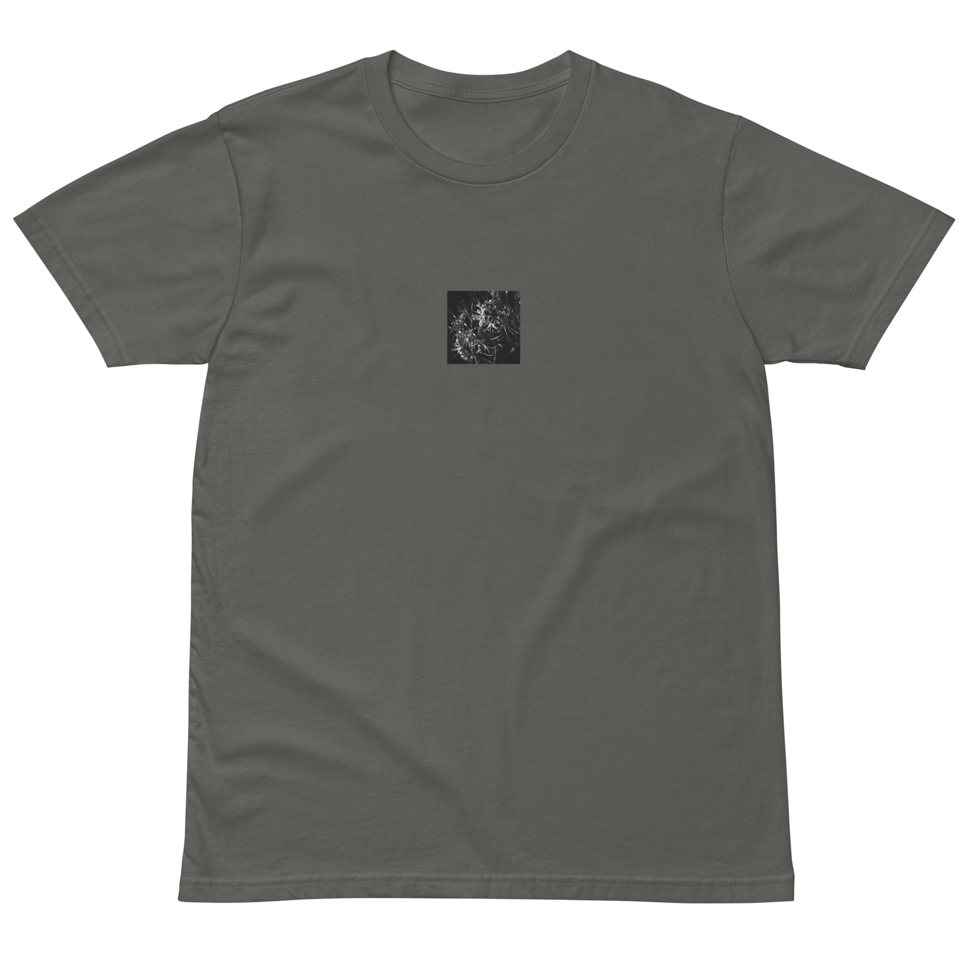 Red Spider Lily (B&W) Premium T-Shirt, charcoal