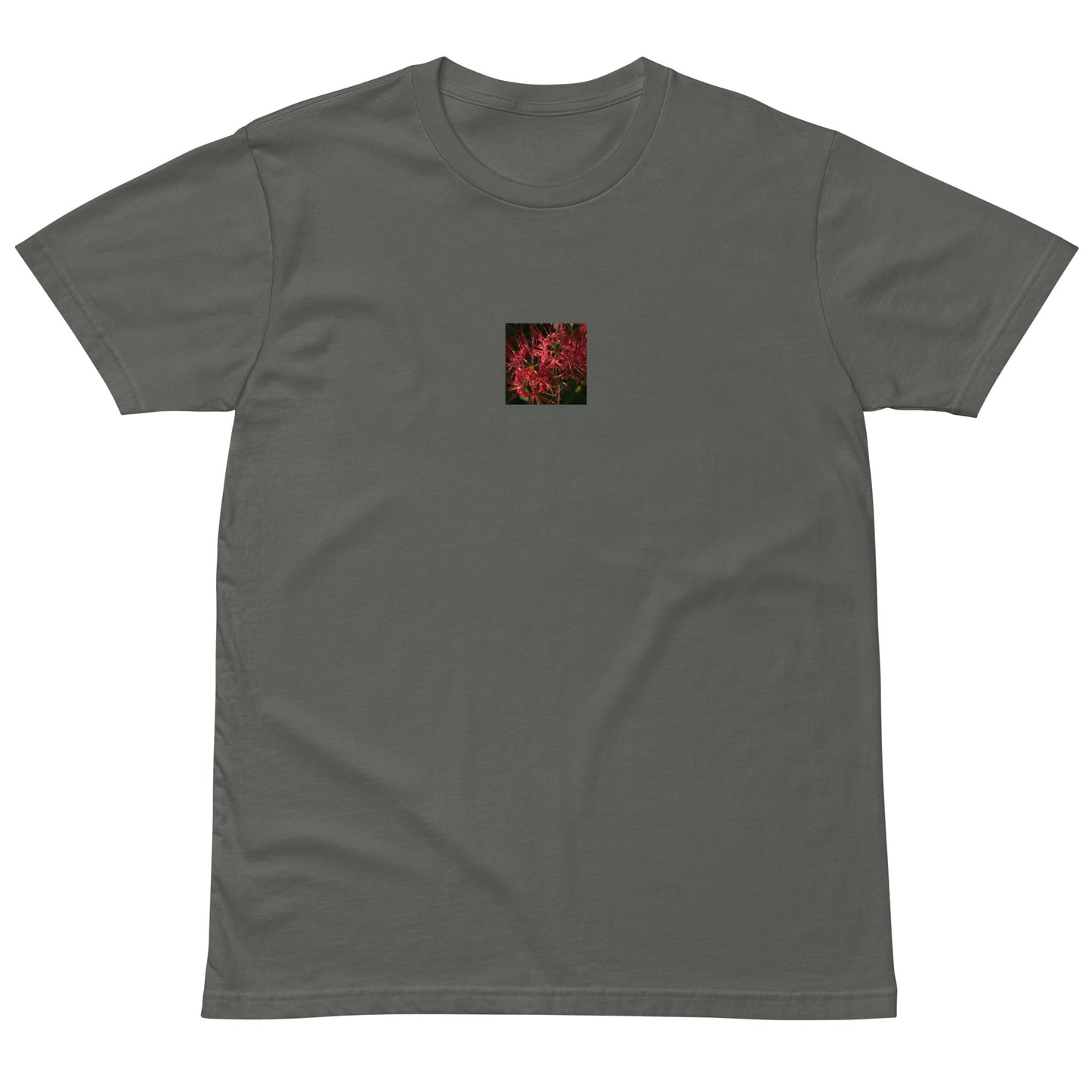 Red Spider Lily Premium T-Shirt, charcoal
