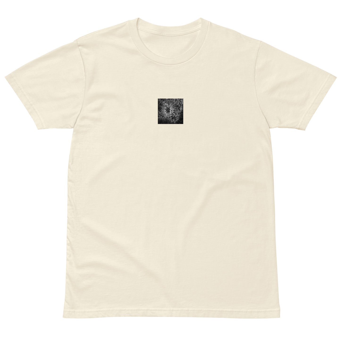 Red Spider Lily B&W Art – Unisex Premium T-Shirt, Natural, Front View