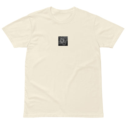 Red Spider Lily B&W Art – Unisex Premium T-Shirt, Natural, Front View