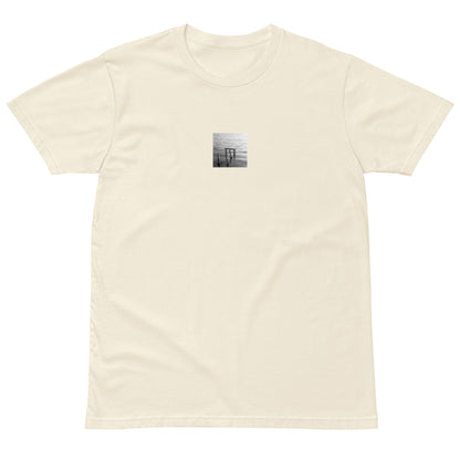 Decayed Pier (B&W) - Premium T-Shirt, Natural, Front View