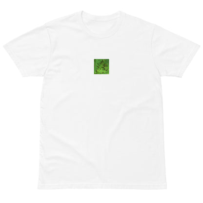 Matsukazesou Botanical Art – Unisex Premium T-Shirt, White, Front View