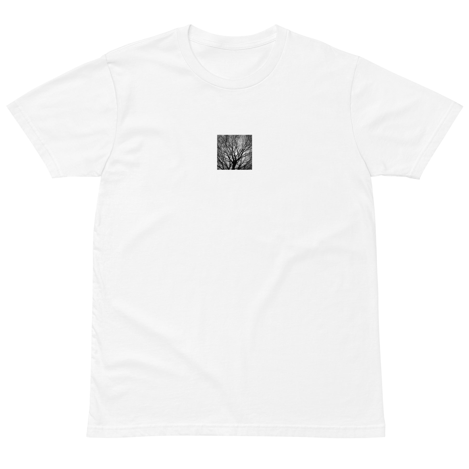 Tree B and W Premium T-Shirt White