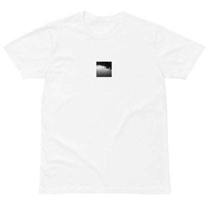 Ripples in Puddle B and W Premium T-Shirt White