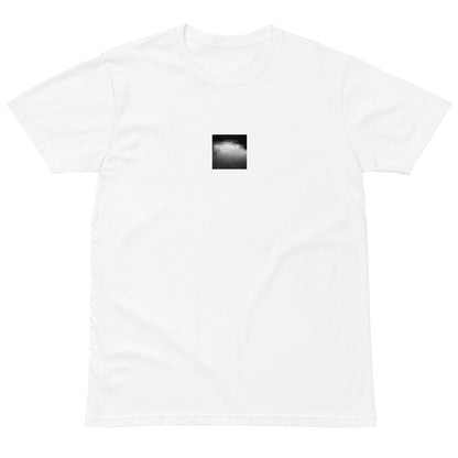 Ripples (B&W) - Premium T-Shirt in White, front view