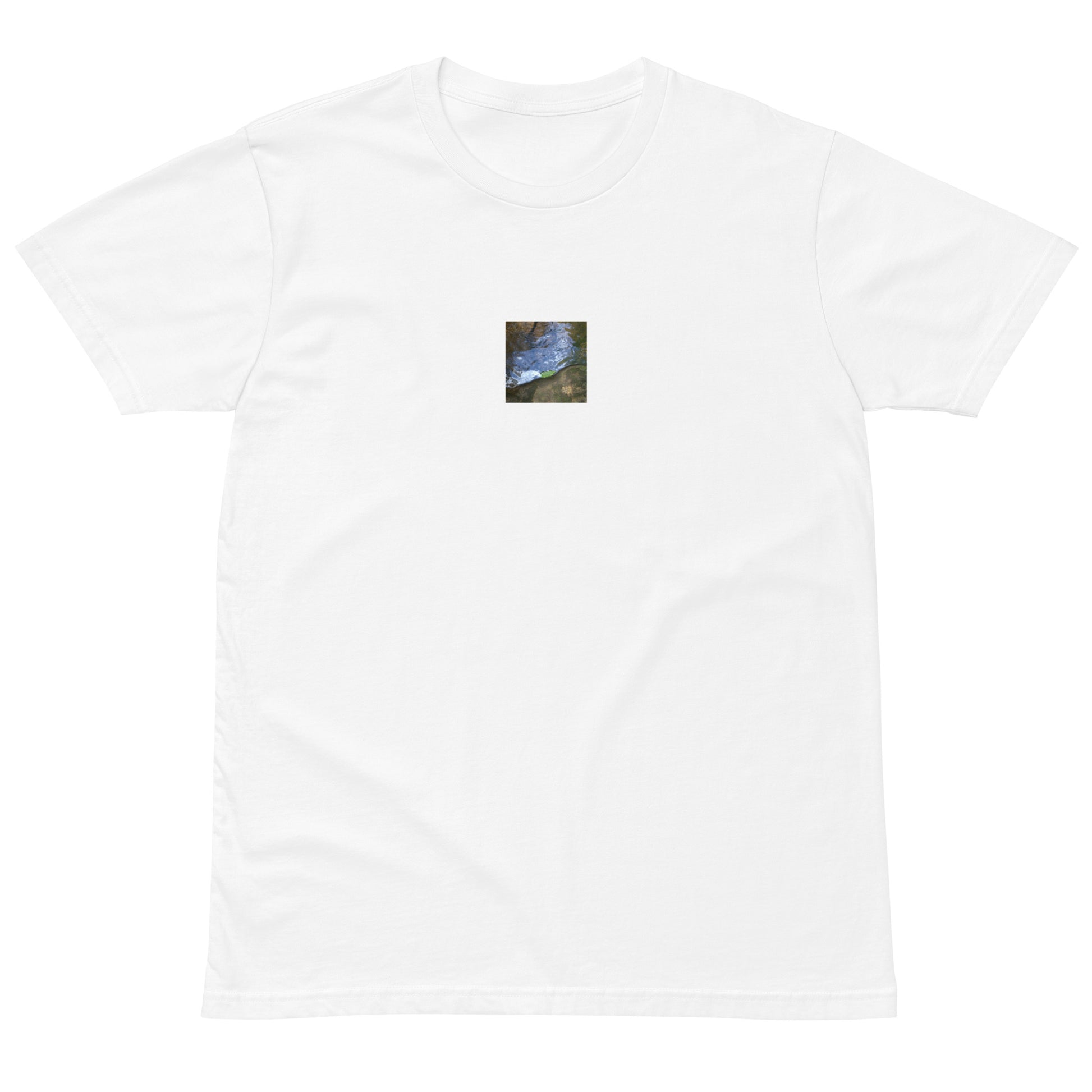 Drifted Leaf - Premium T-Shirt White