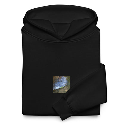 Drifted Leaf - Oversized Hoodie Black