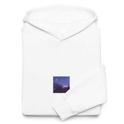 Clouds, Light, Sky - Oversized Hoodie, White, Front View
