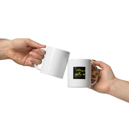 Plant on a Rock Art – Ceramic Mug, Front View