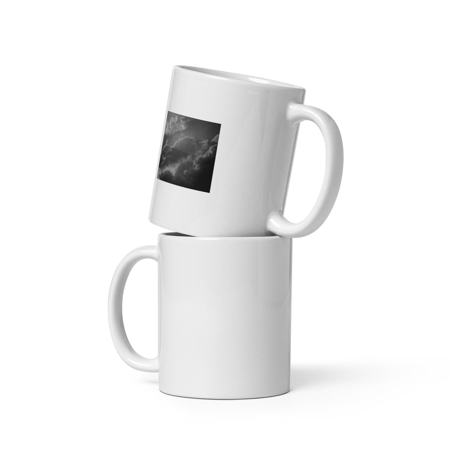 Light Rays through Clouds (B&W) - Mug