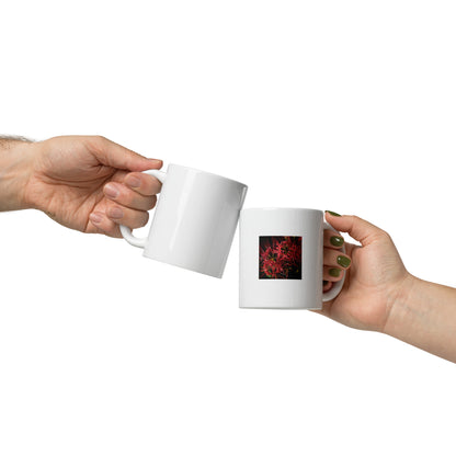Red Spider Lily mug, front view