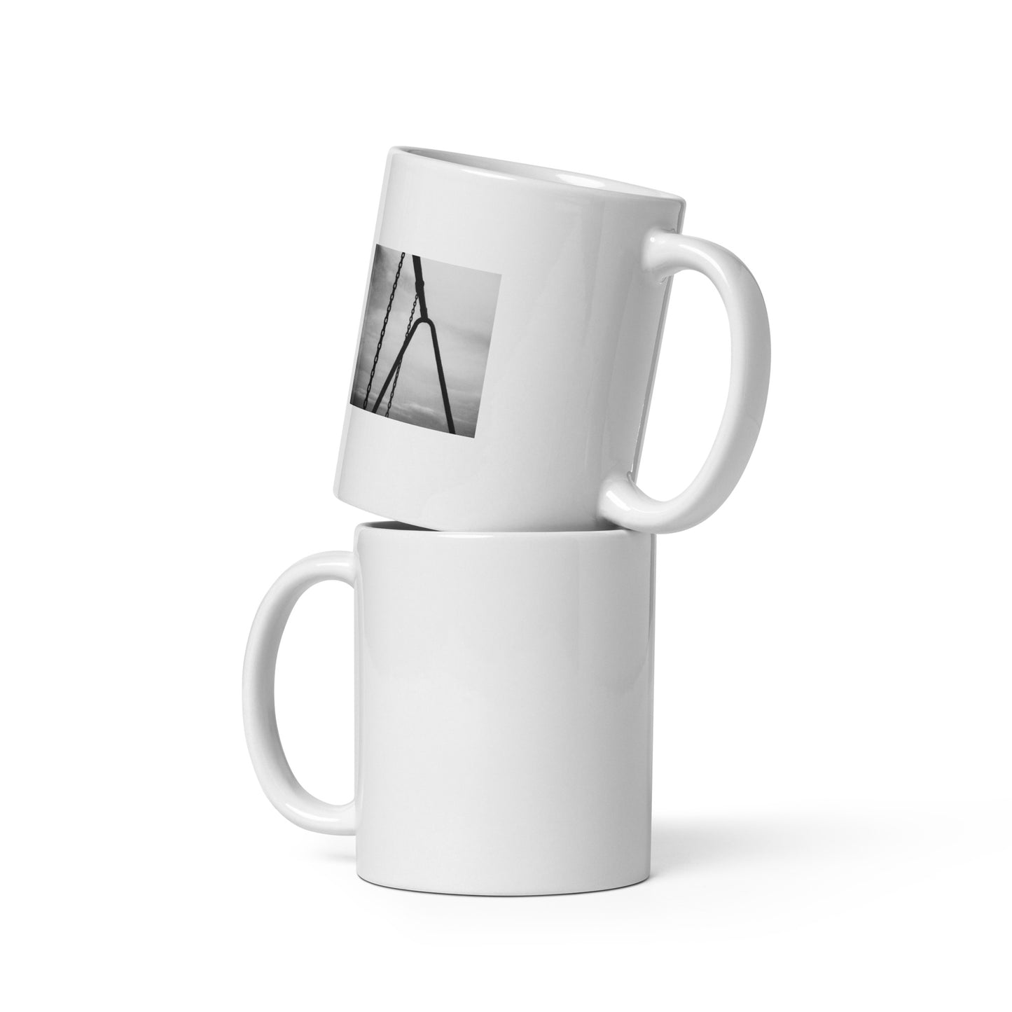 Swing (B&W) Mug, front view