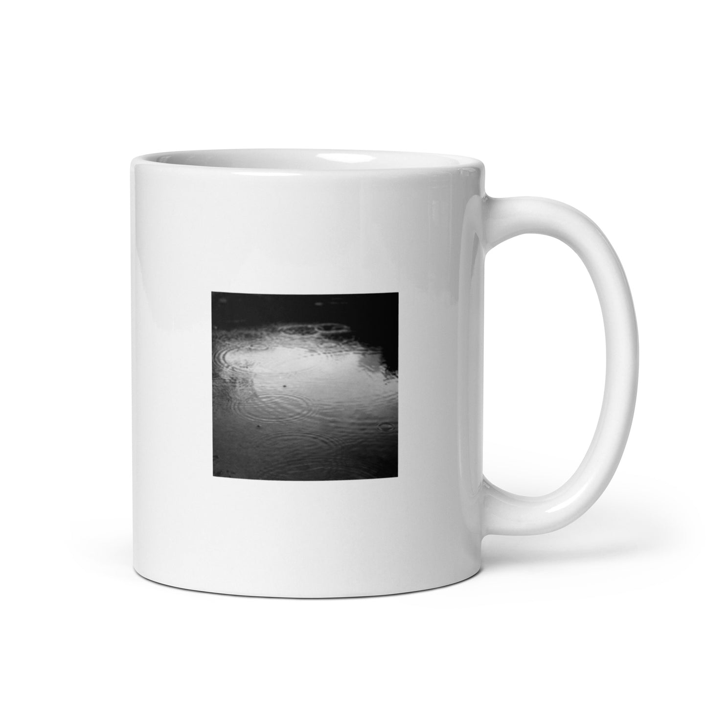 Ripples B and W Mug