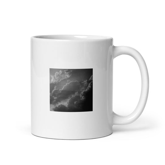 Light Rays through Clouds (B&W) - Mug