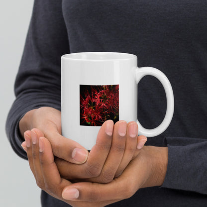 Red Spider Lily mug, front view