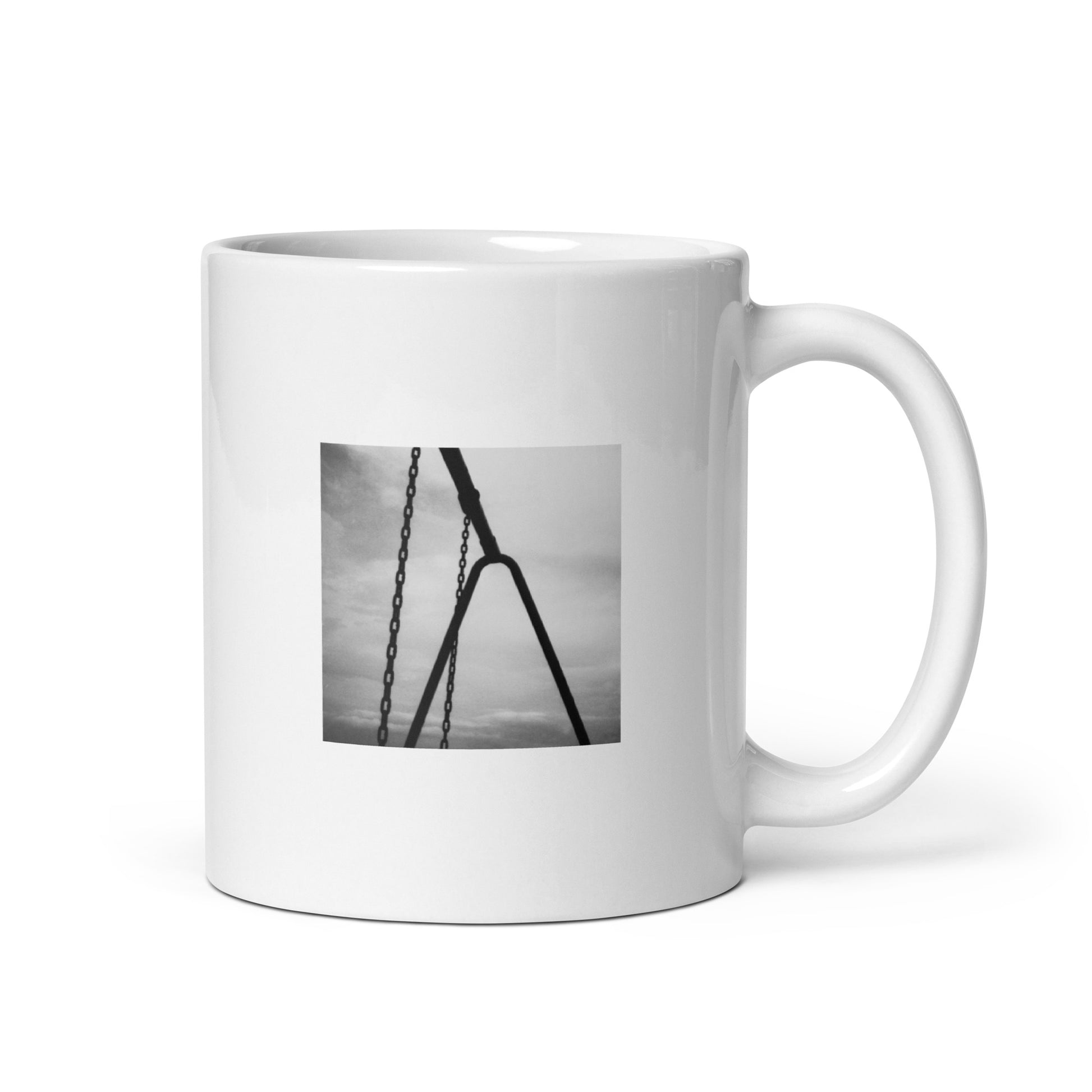 Swing (B&W) Mug, front view